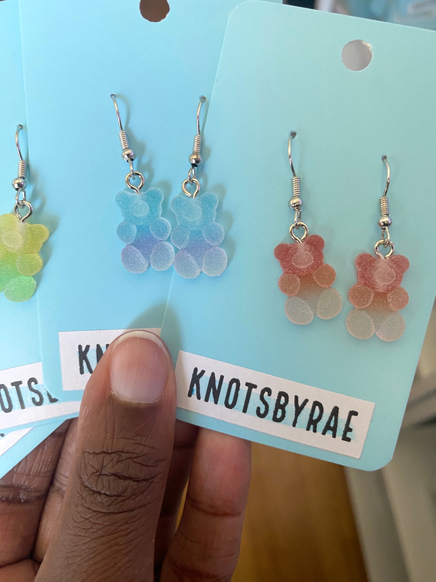 Sugar Gummy Bear Earrings