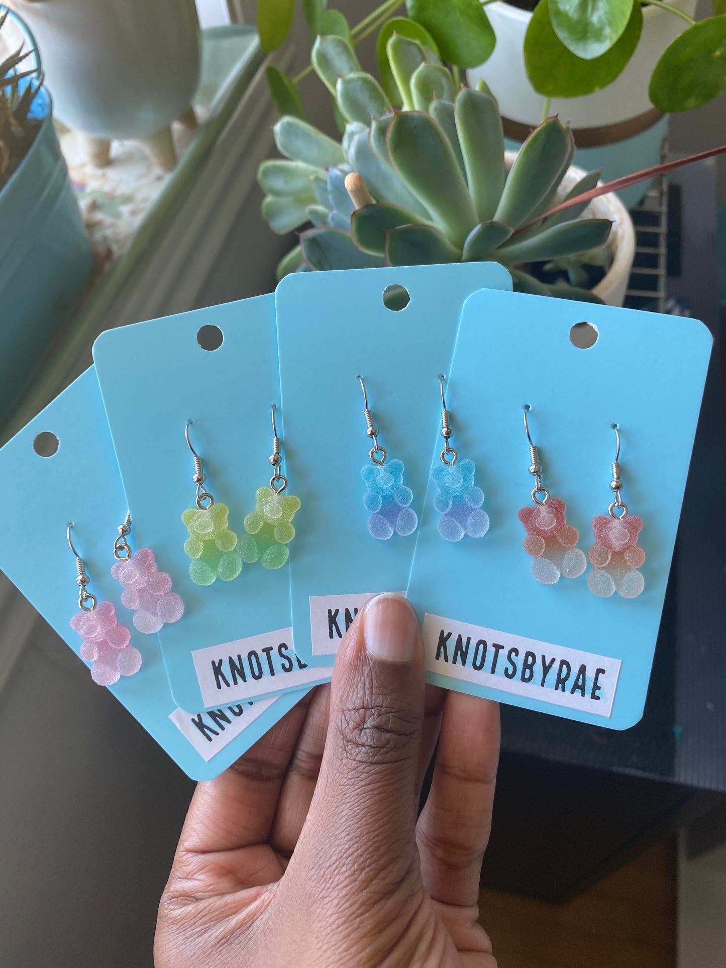 Sugar Gummy Bear Earrings