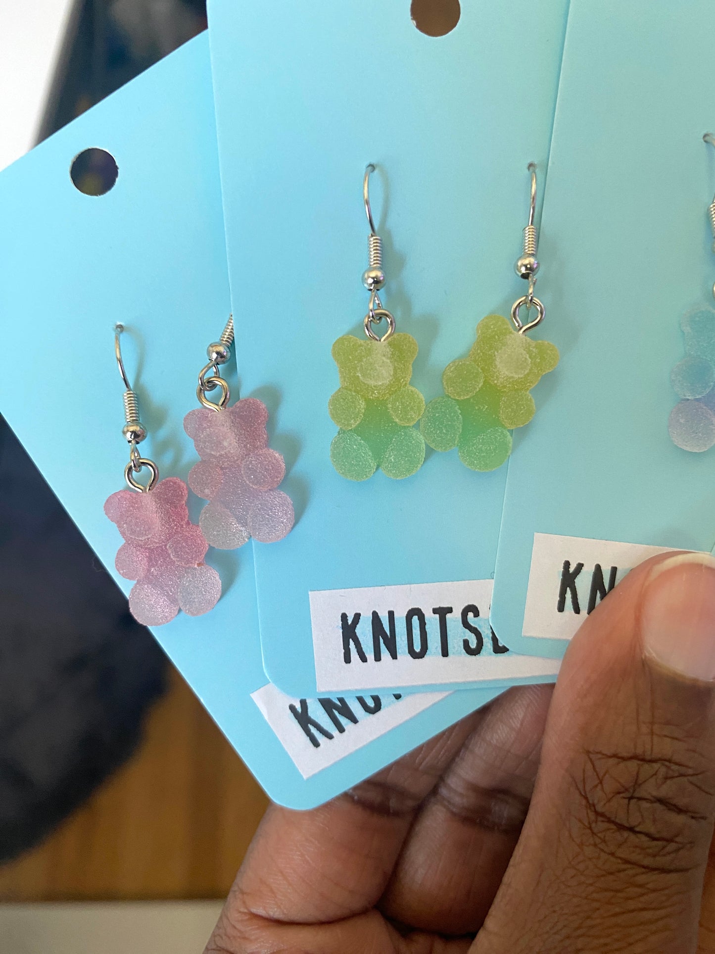 Sugar Gummy Bear Earrings