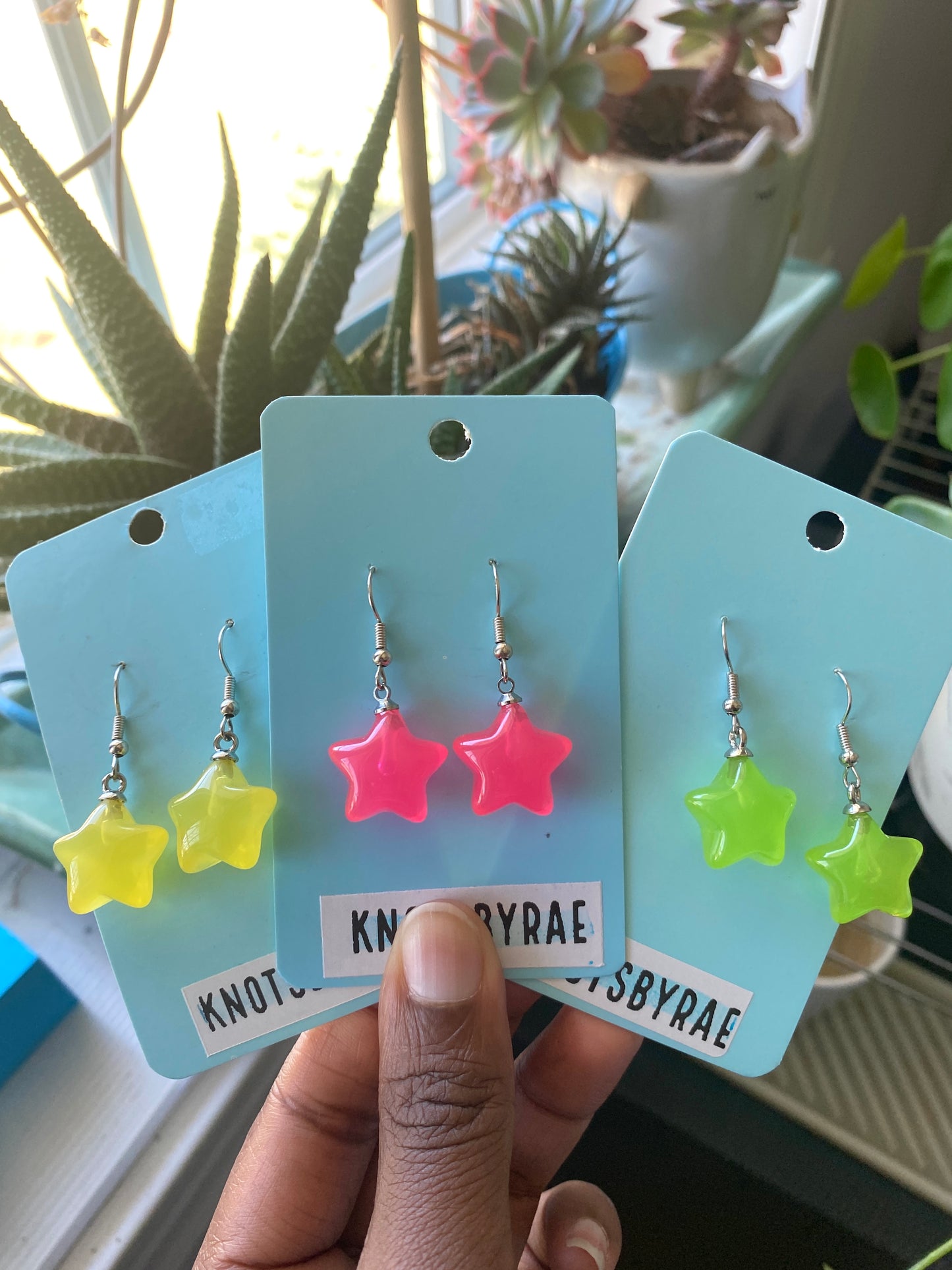 Jelly Star Earrings