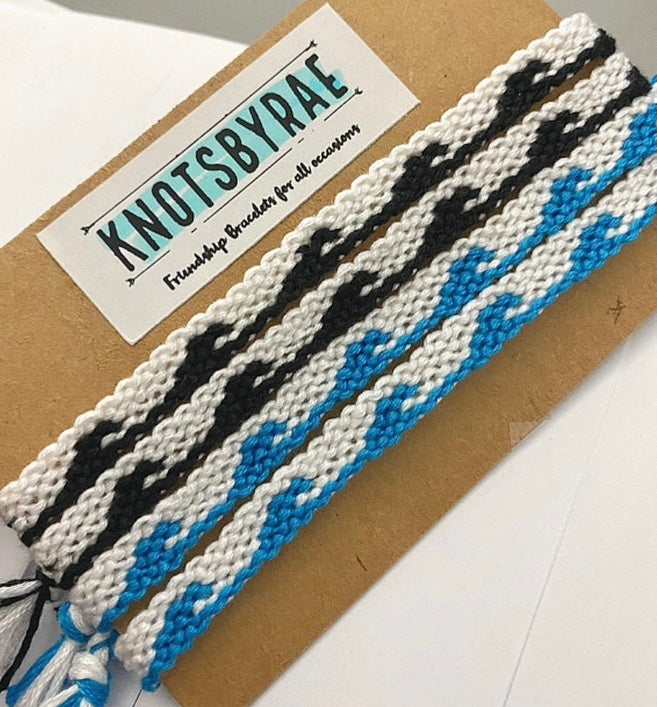 Ocean Wave Friendship Bracelets & Anklets (Made to Order)