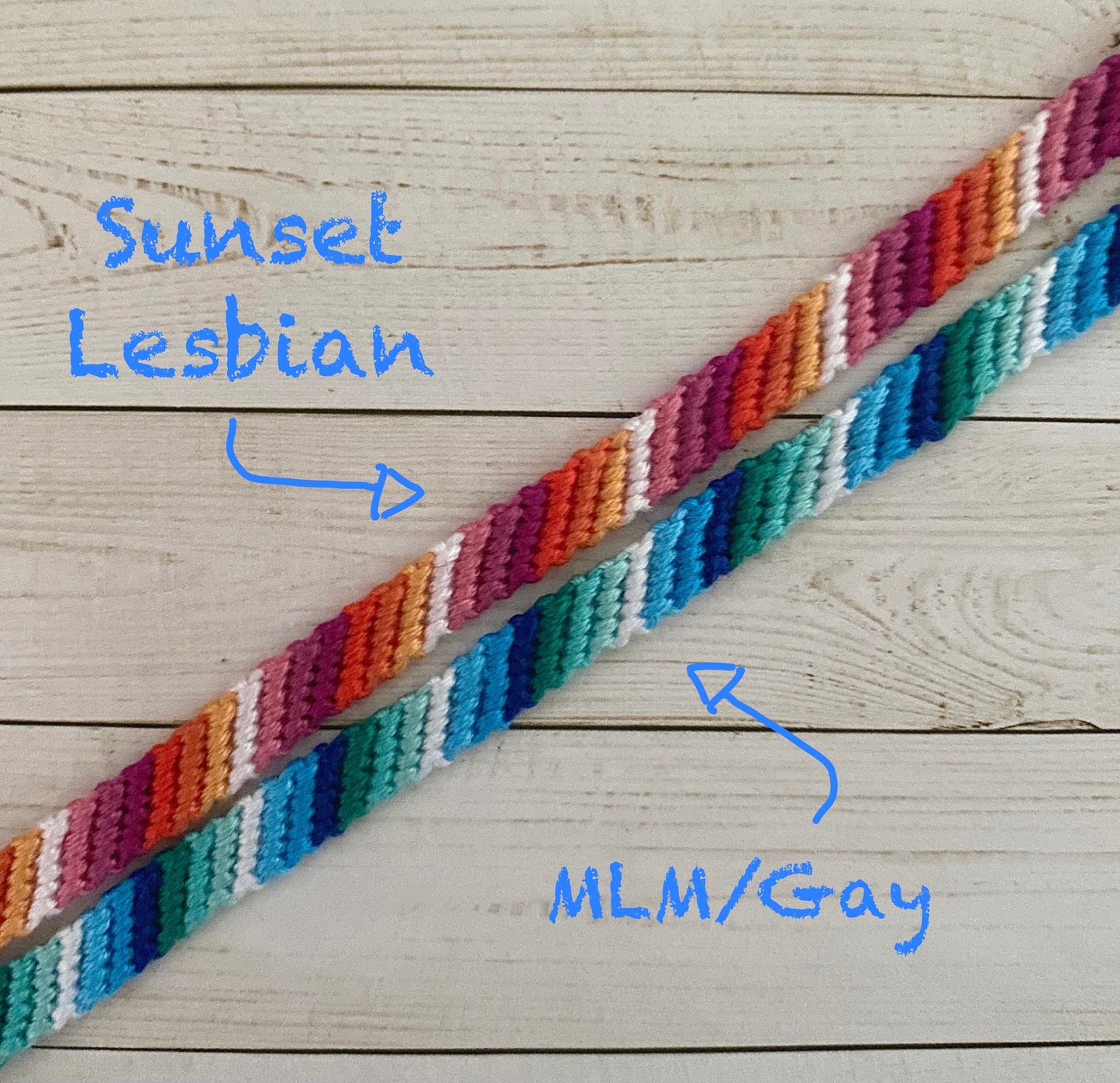 LGBTQ Pride Friendship Bracelets (Made to Order)