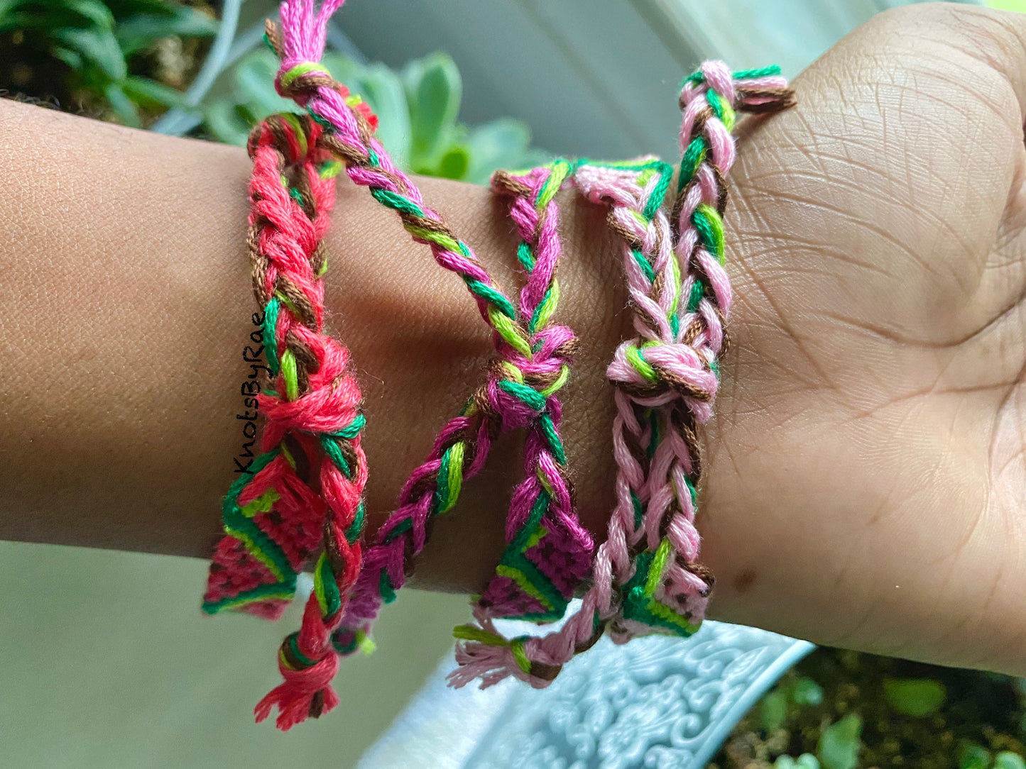 Watermelon Friendship Bracelets (Made to Order)