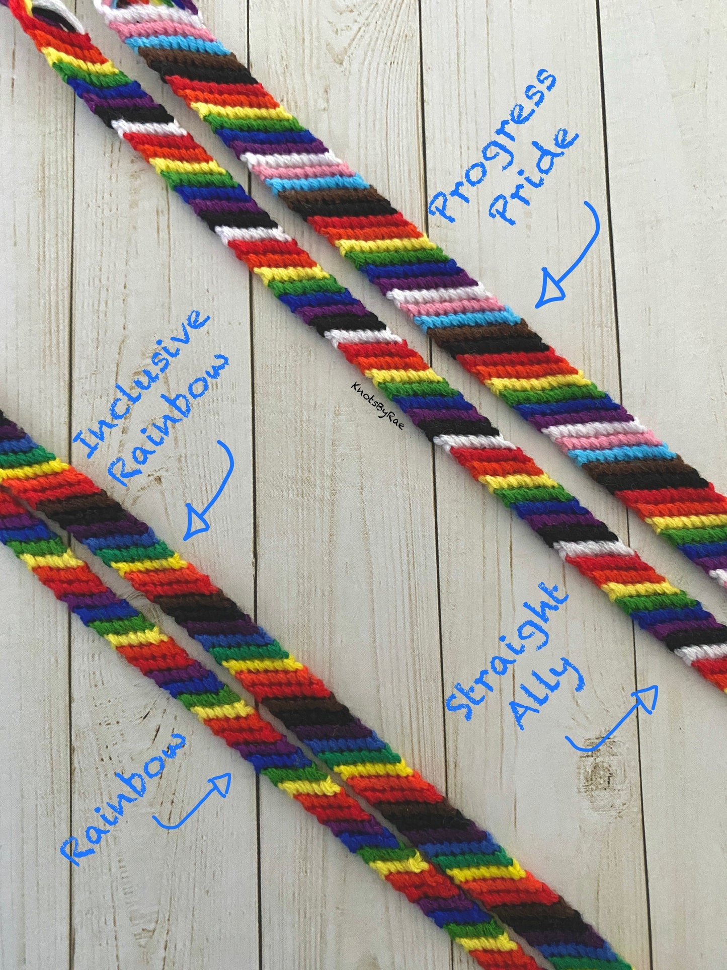 LGBTQ Pride Friendship Bracelets (Made to Order)