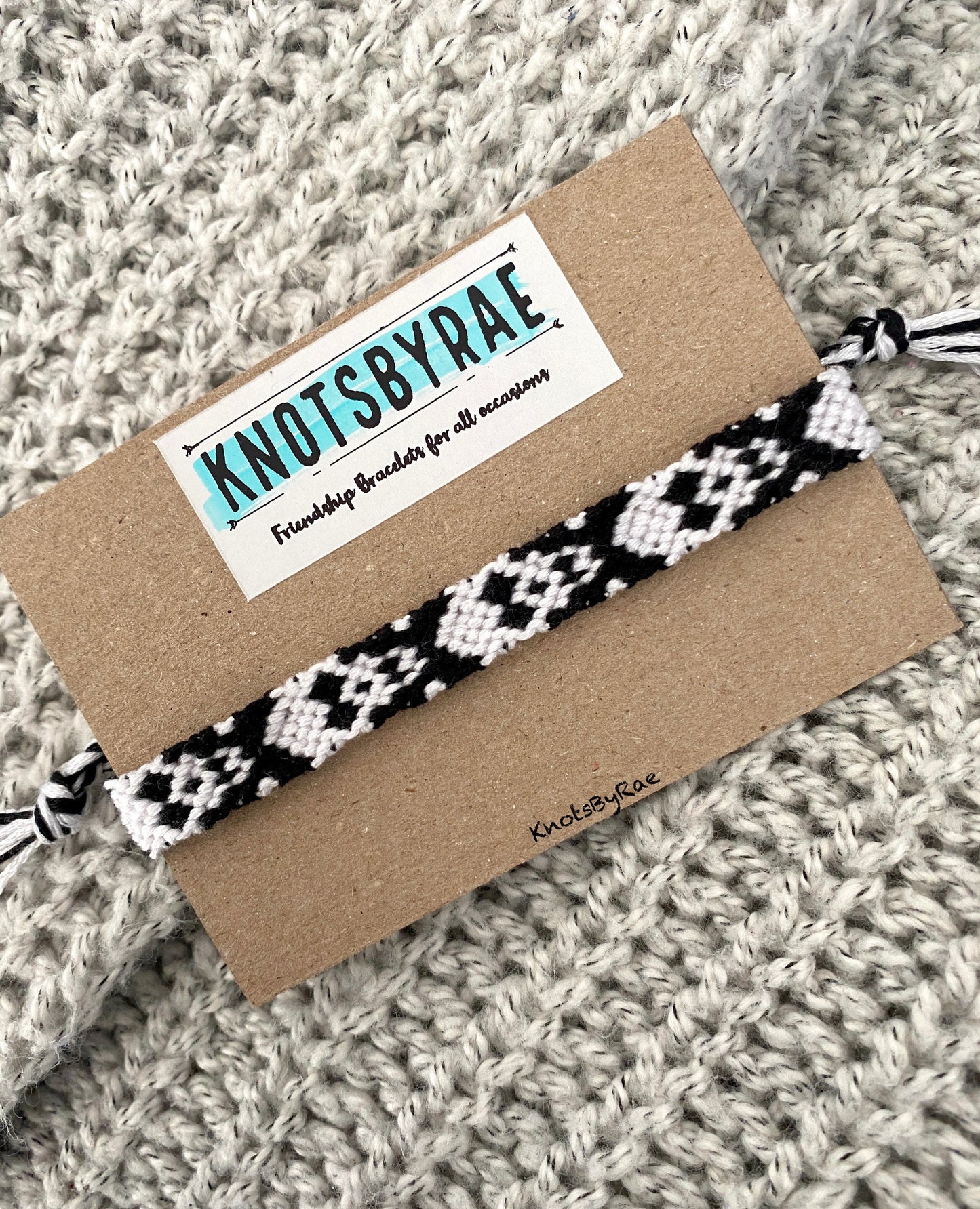 Skull Friendship Bracelet (Made to Order)
