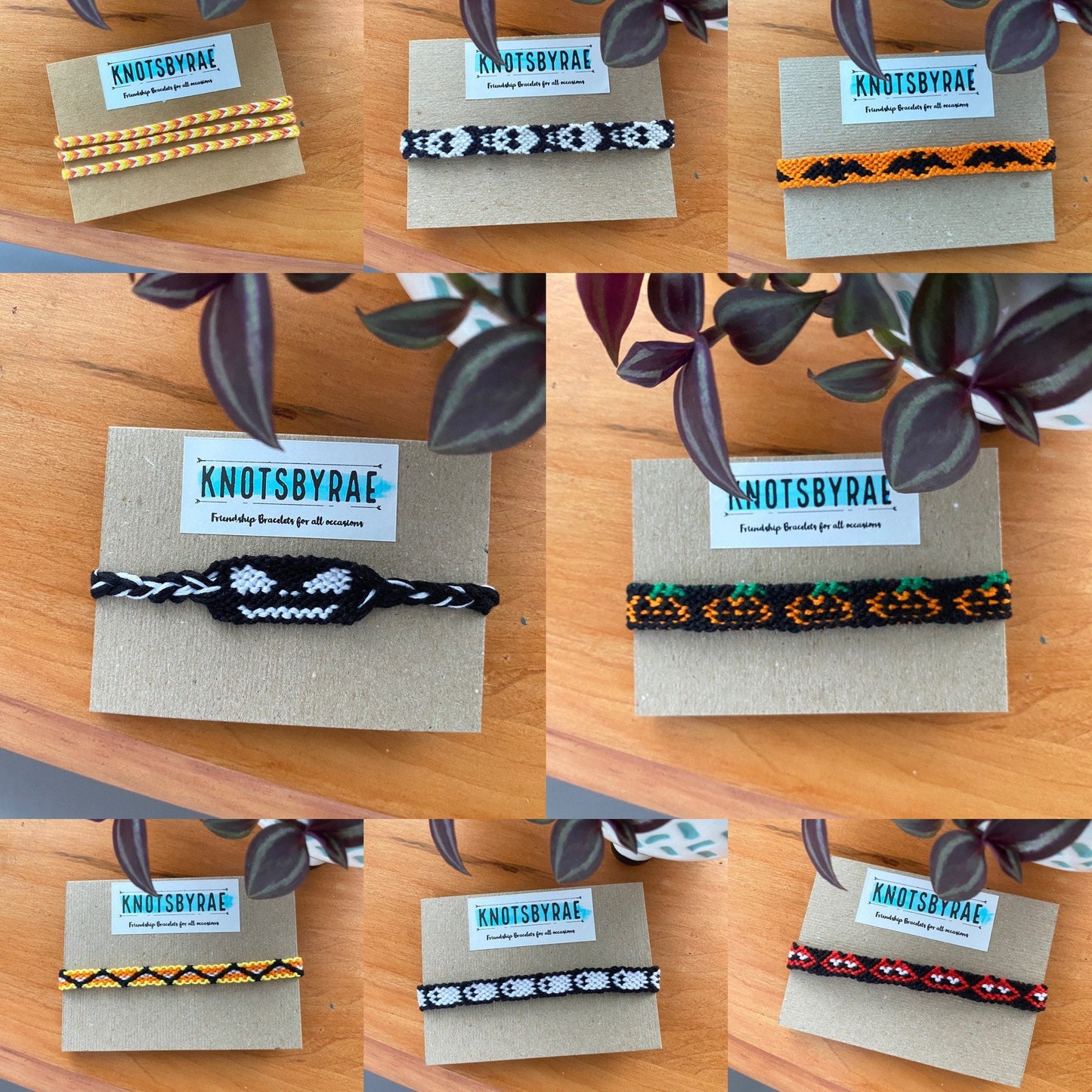 Halloween Friendship Bracelets (Made to Order)