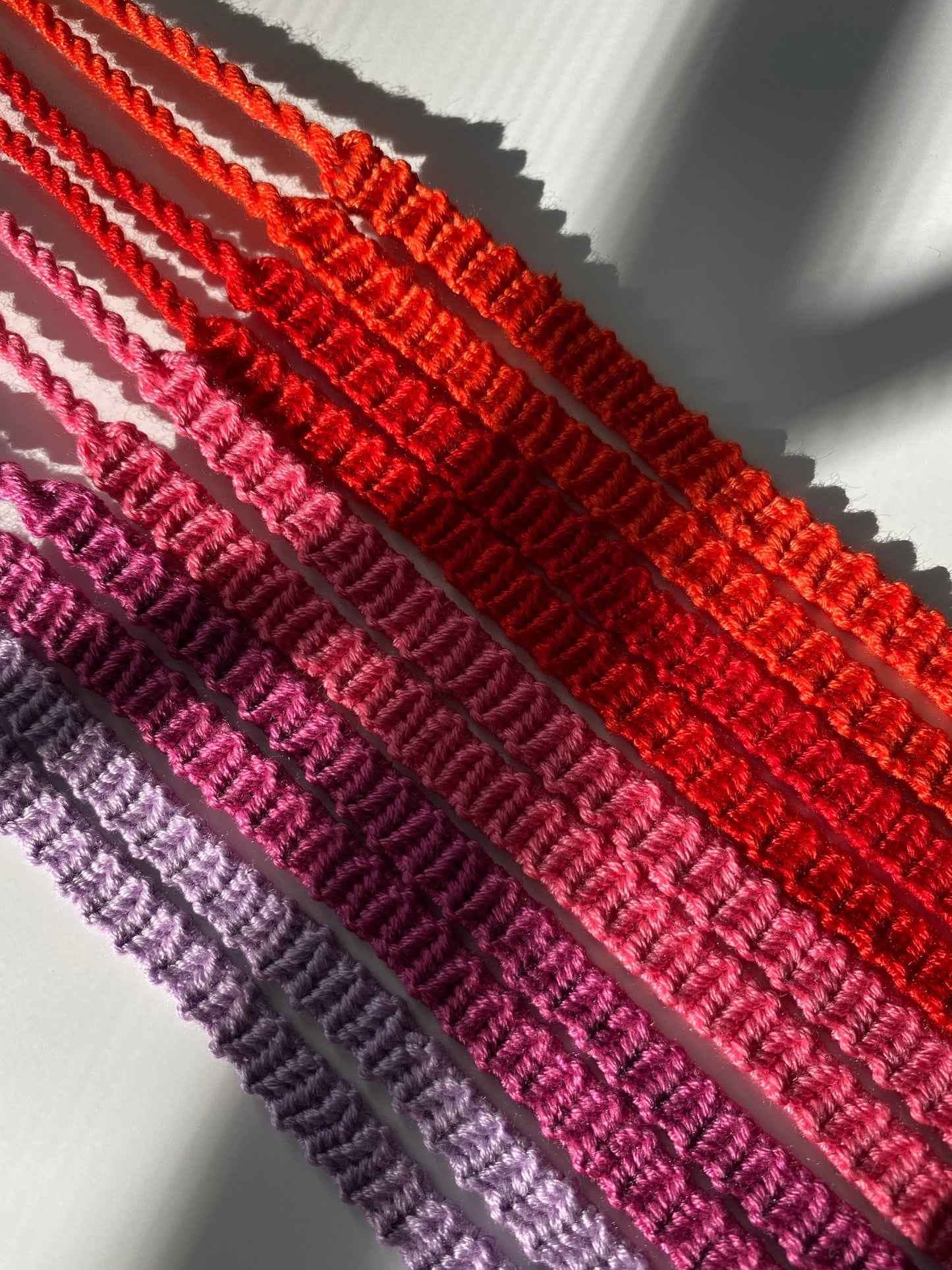 Solid Colour Friendship Bracelets (Made to Order)
