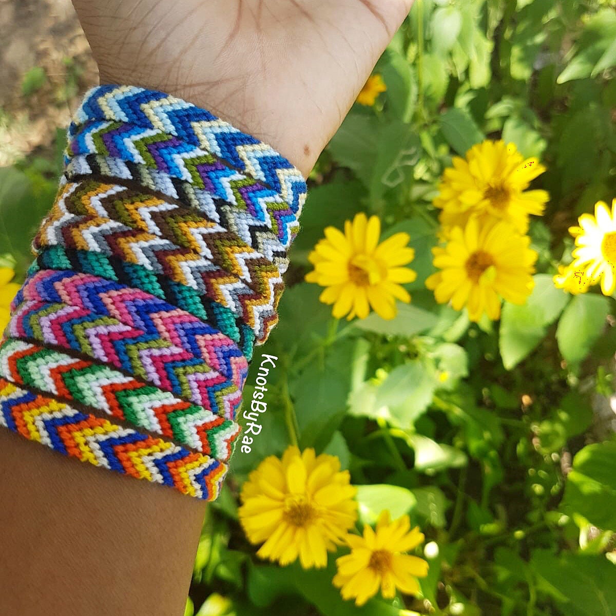 Custom Chevron Friendship Bracelets
