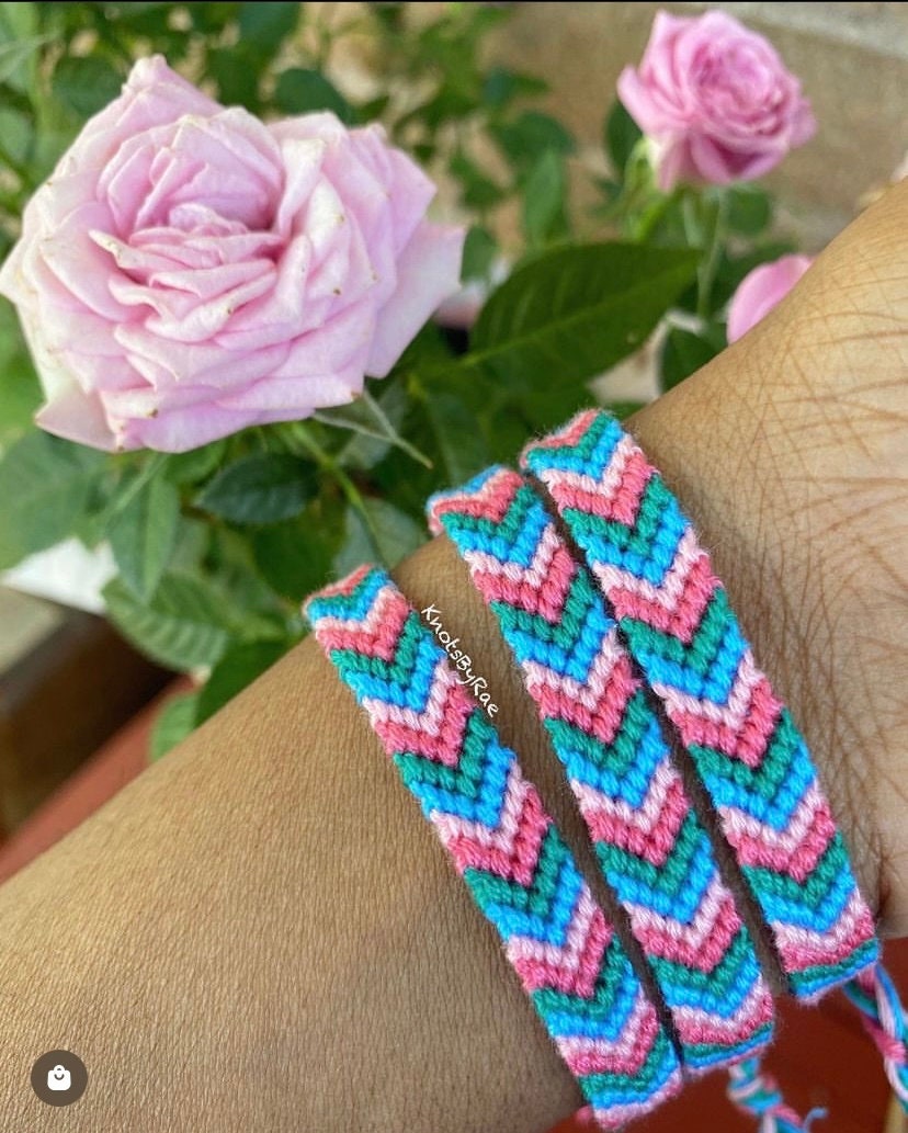 Custom Chevron Friendship Bracelets