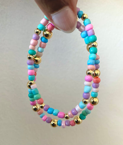 Gold Seed Bead Bracelets