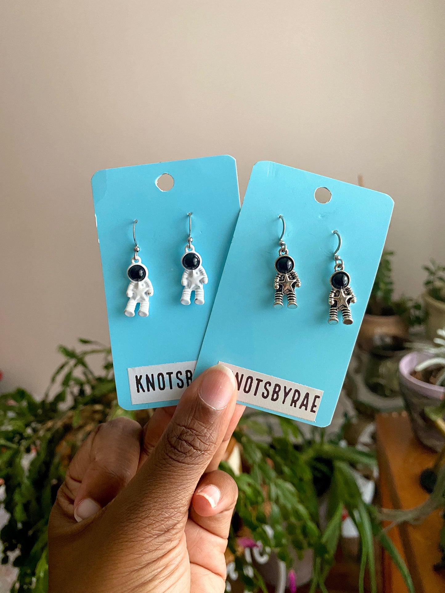 Astronaut Dangle Earrings