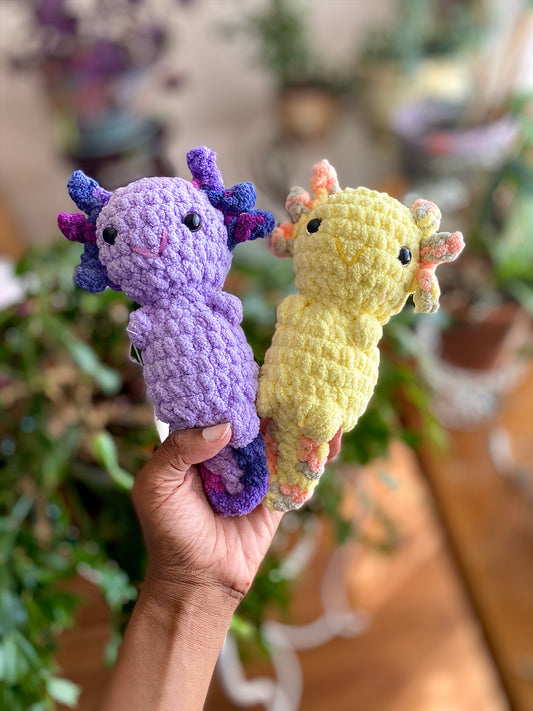 Axolotl Crochet Plushies