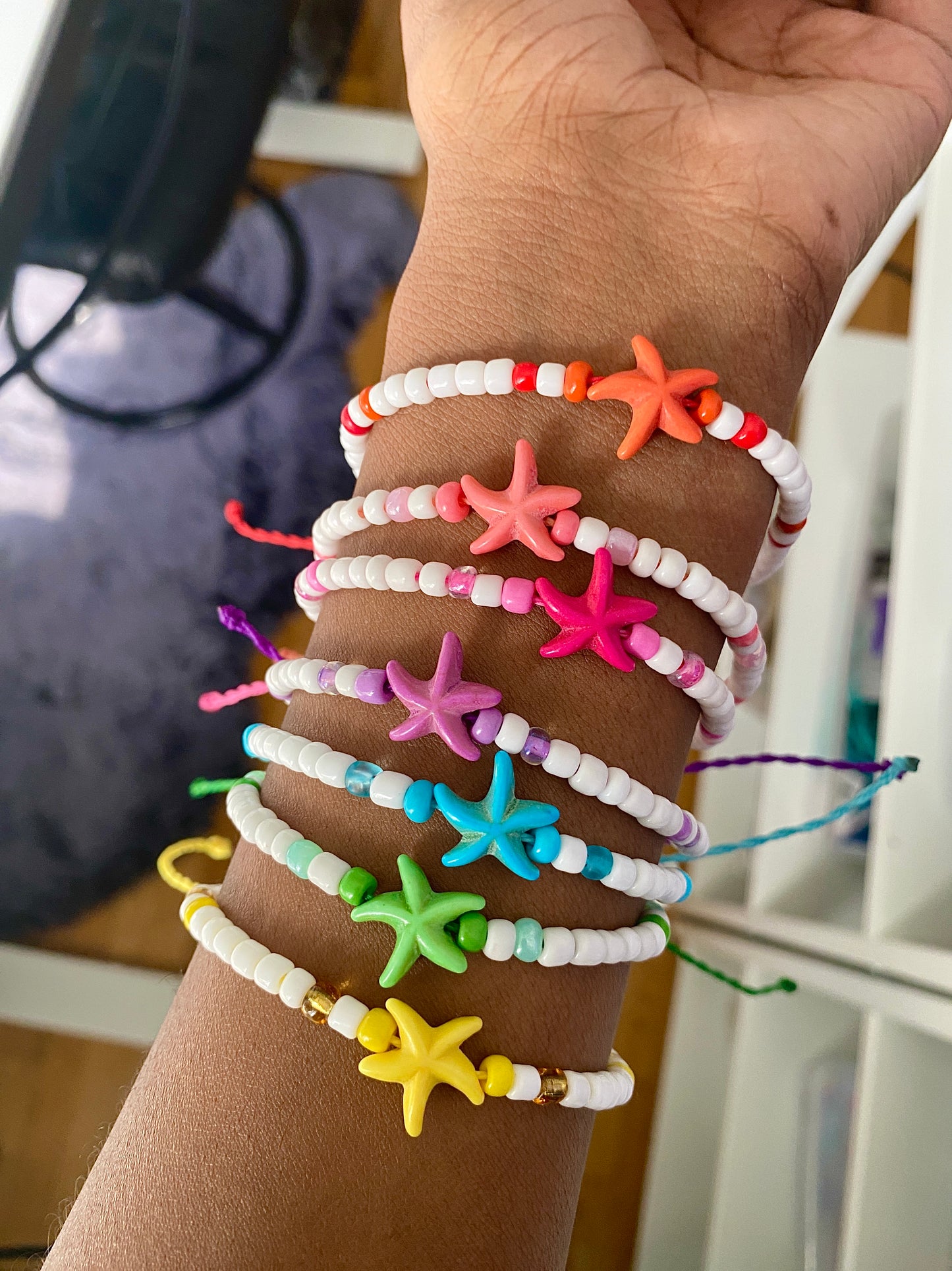 Starfish Beaded Bracelets