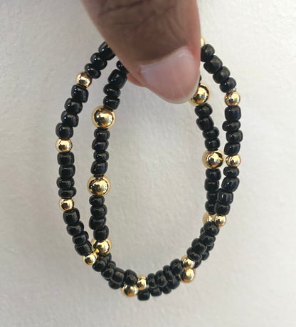 Gold Seed Bead Bracelets