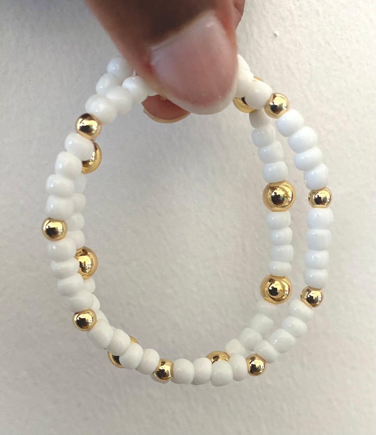 Gold Seed Bead Bracelets