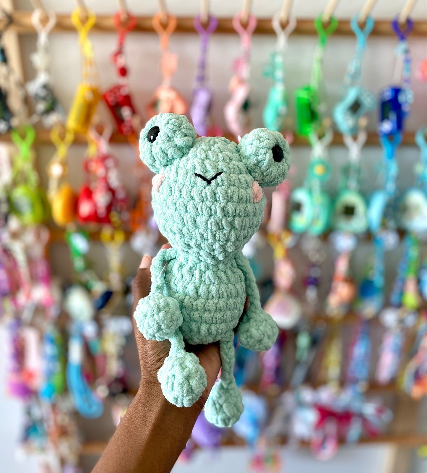 Flipsy Frog Crochet Plushies