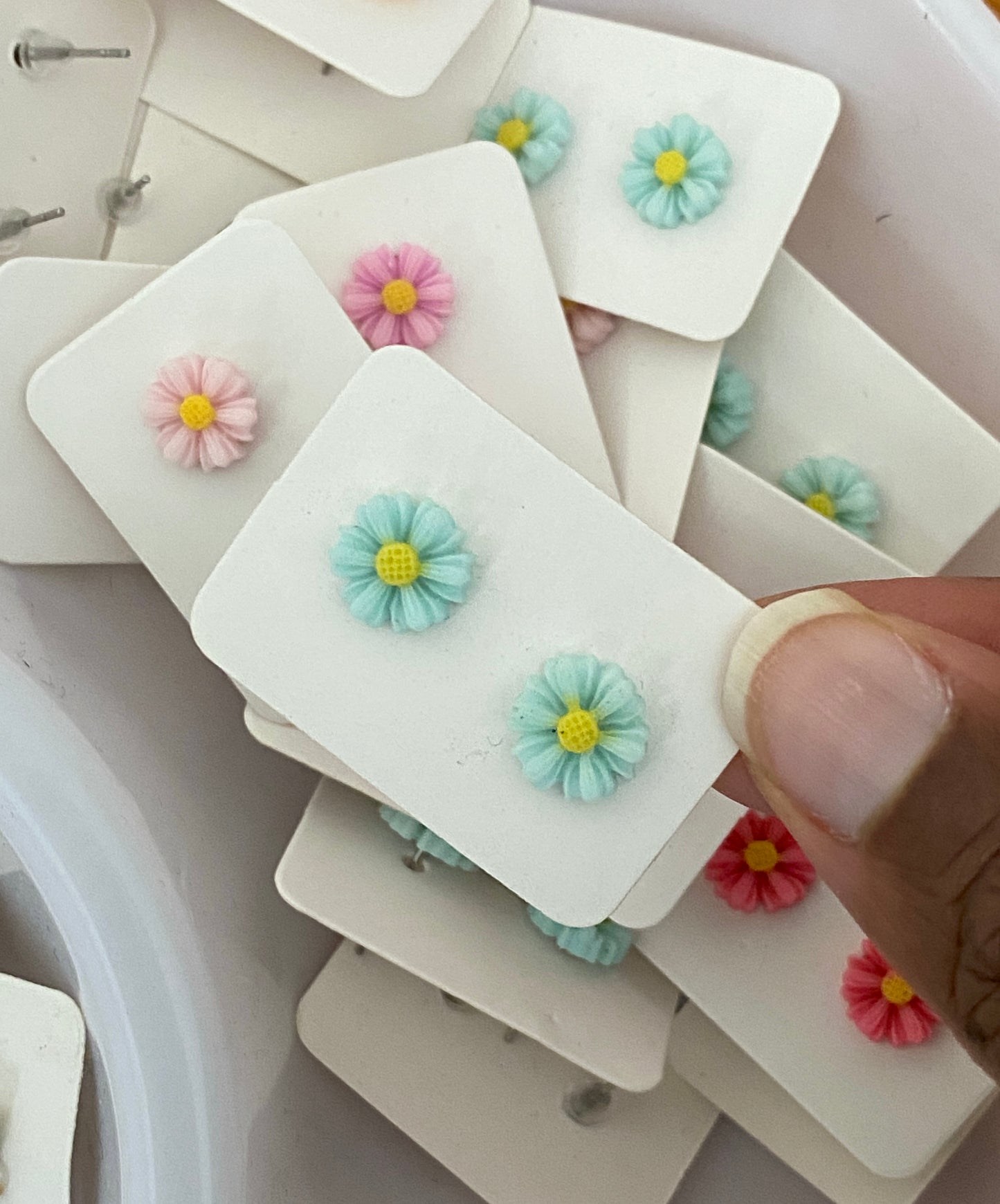 Daisy Flower Stud Earrings