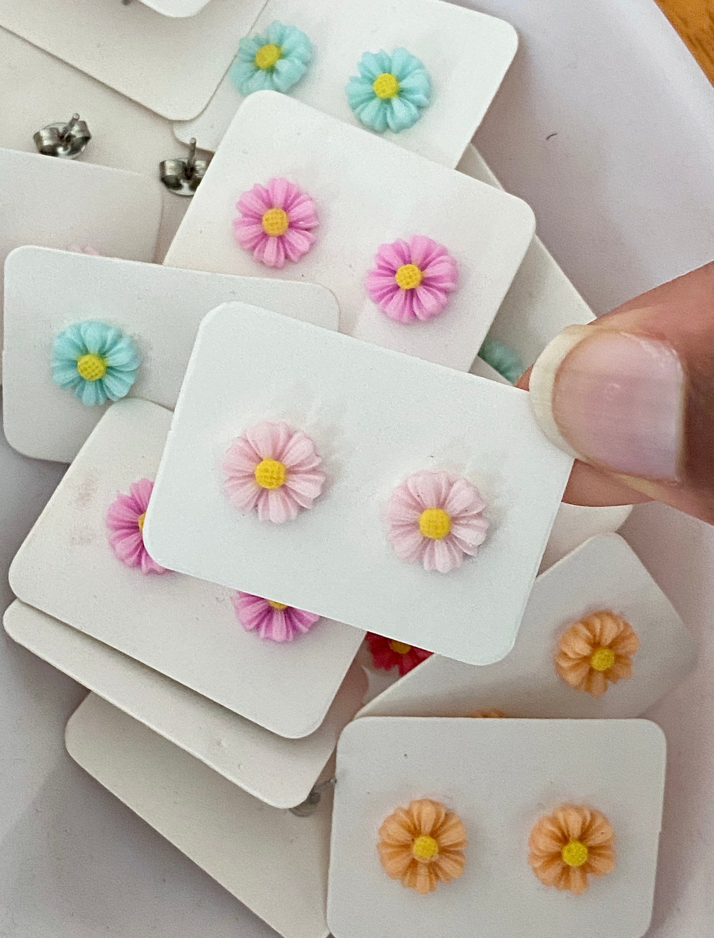 Daisy Flower Stud Earrings