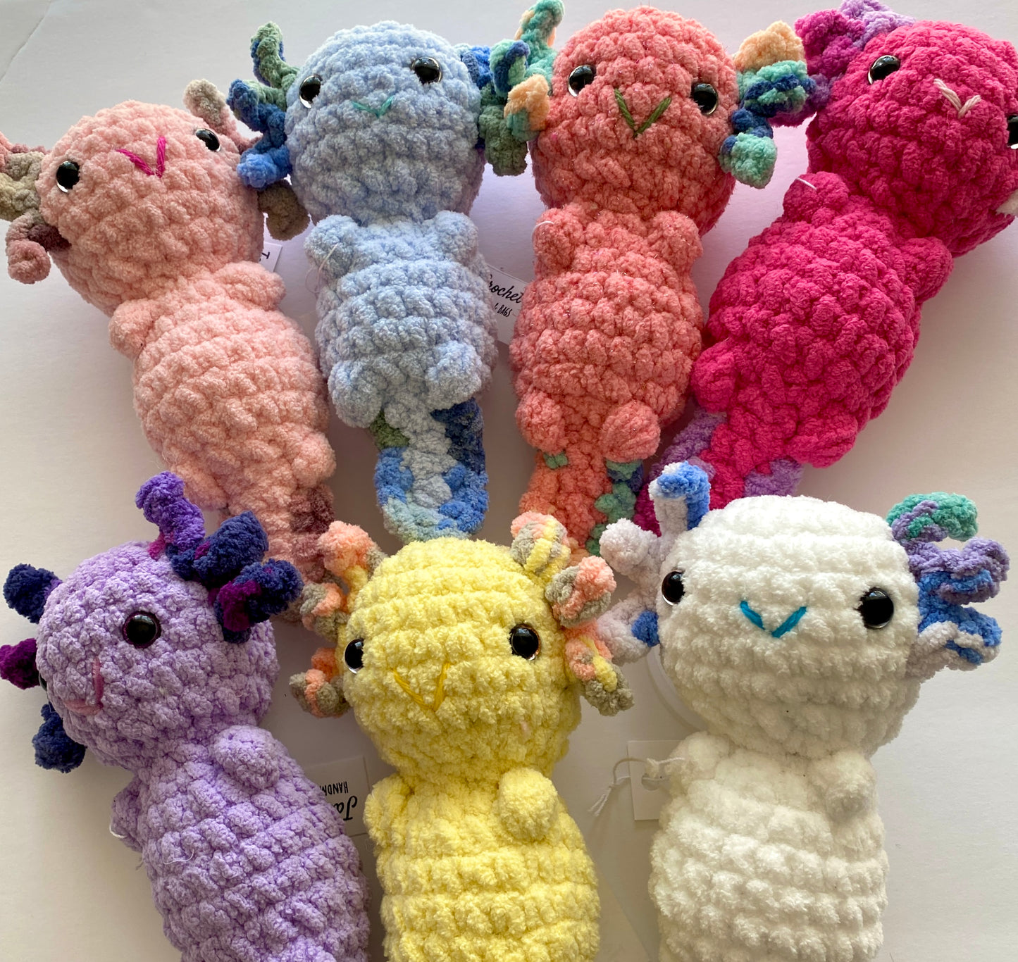 Axolotl Crochet Plushies