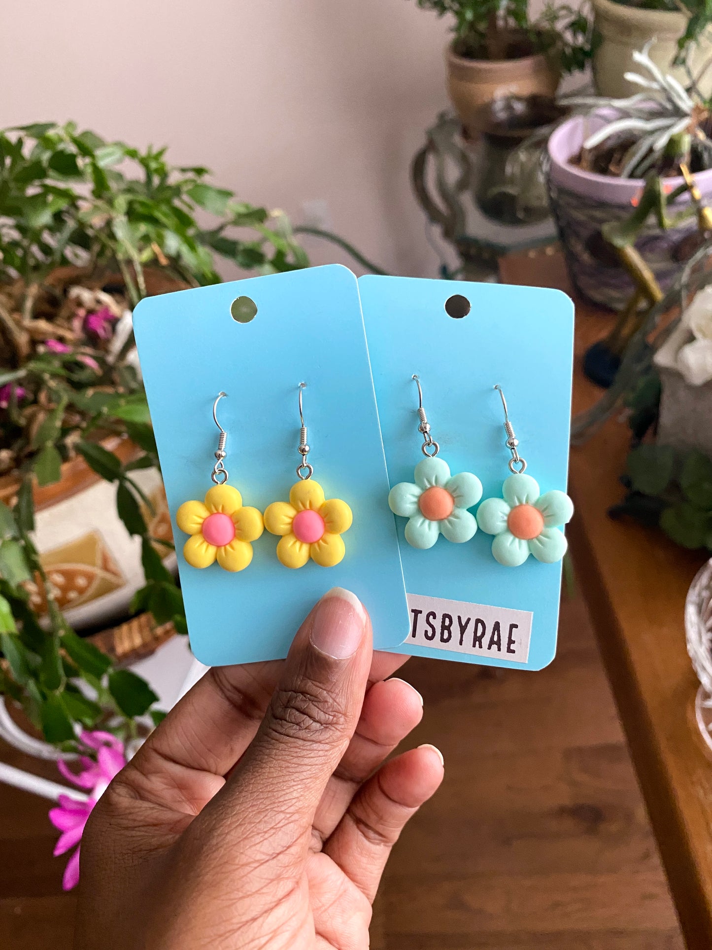 Flower Dangle Earrings