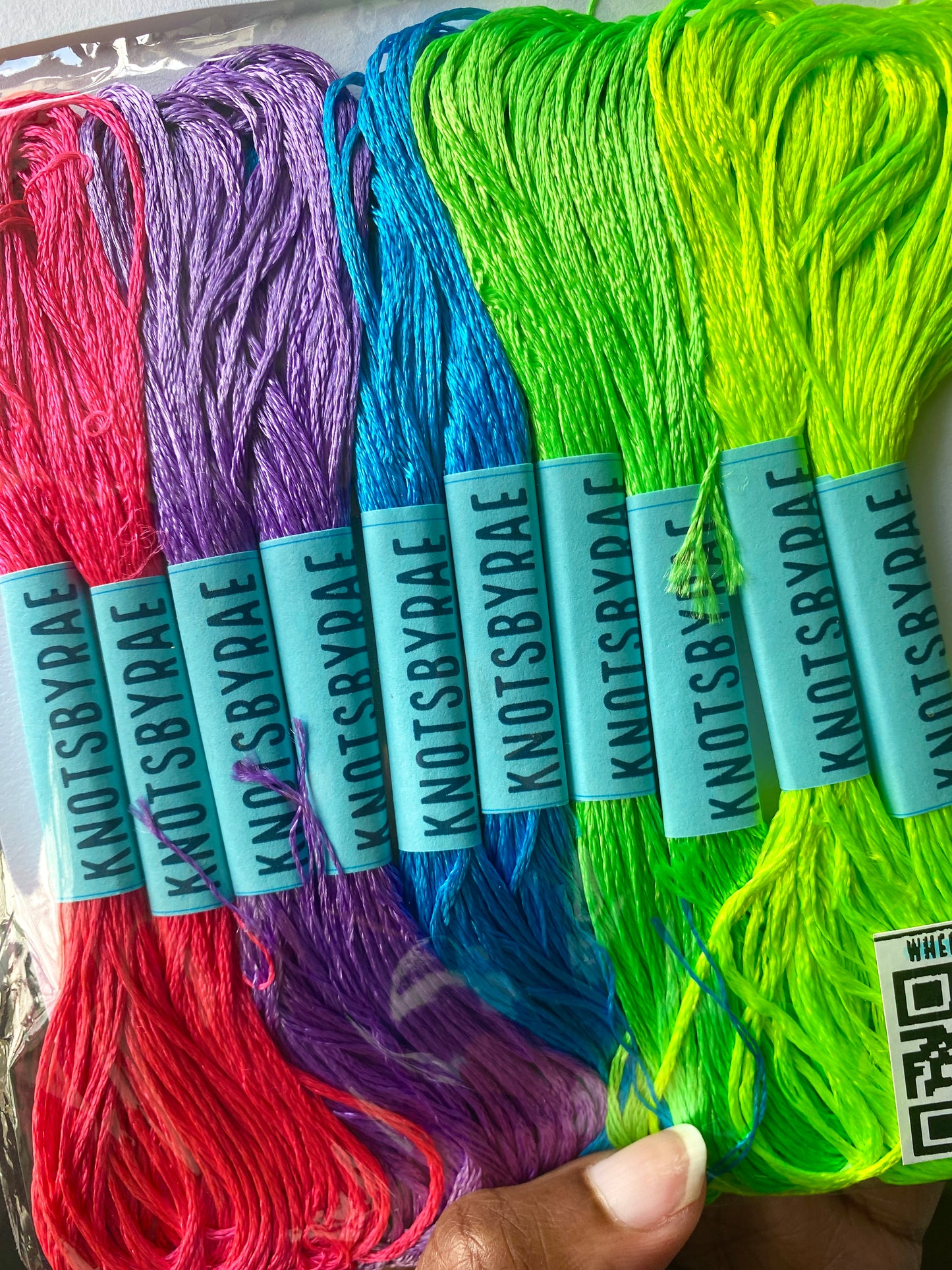 Fluorescent Embroidery Floss
