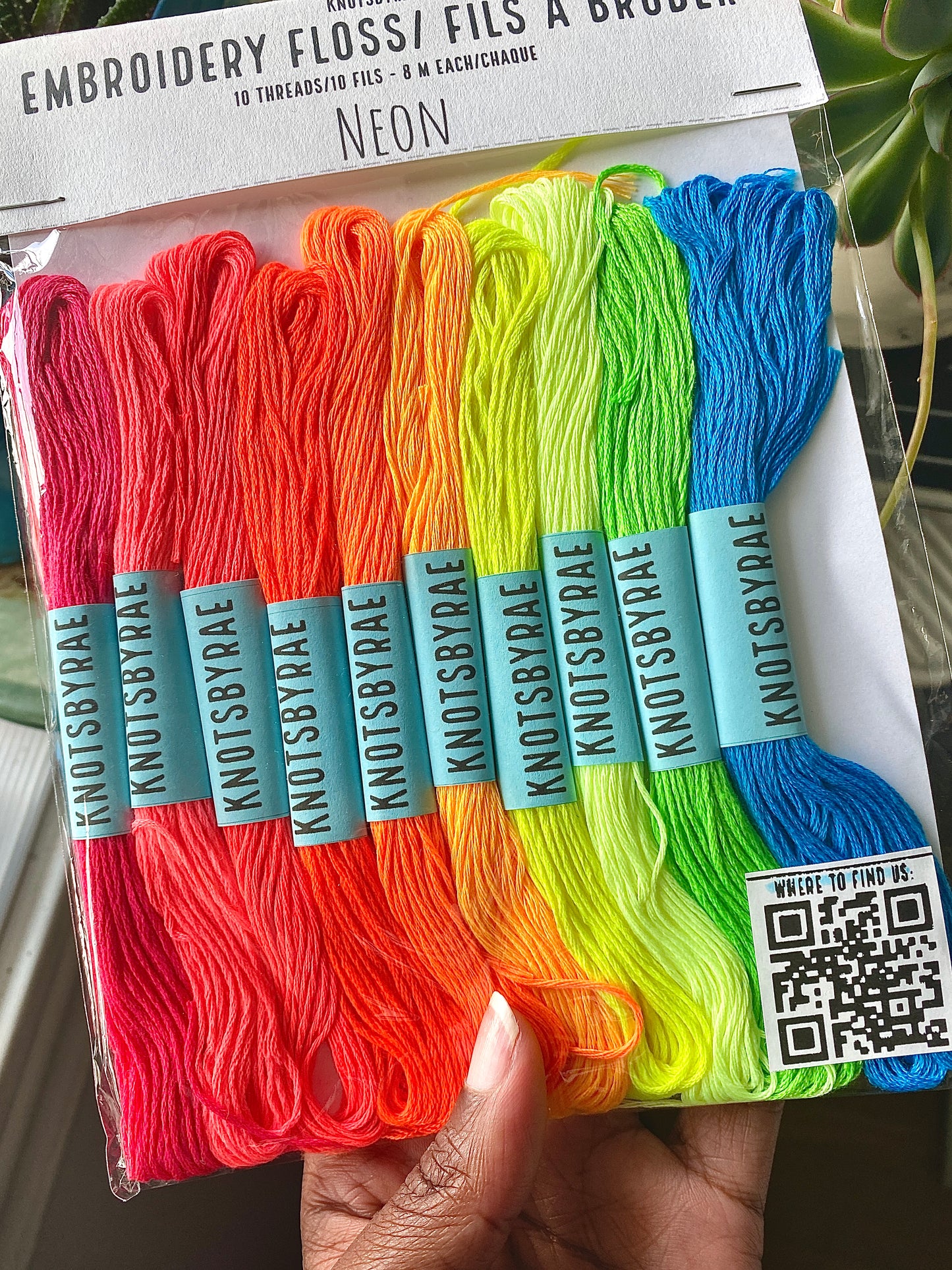 Neon Embroidery Floss