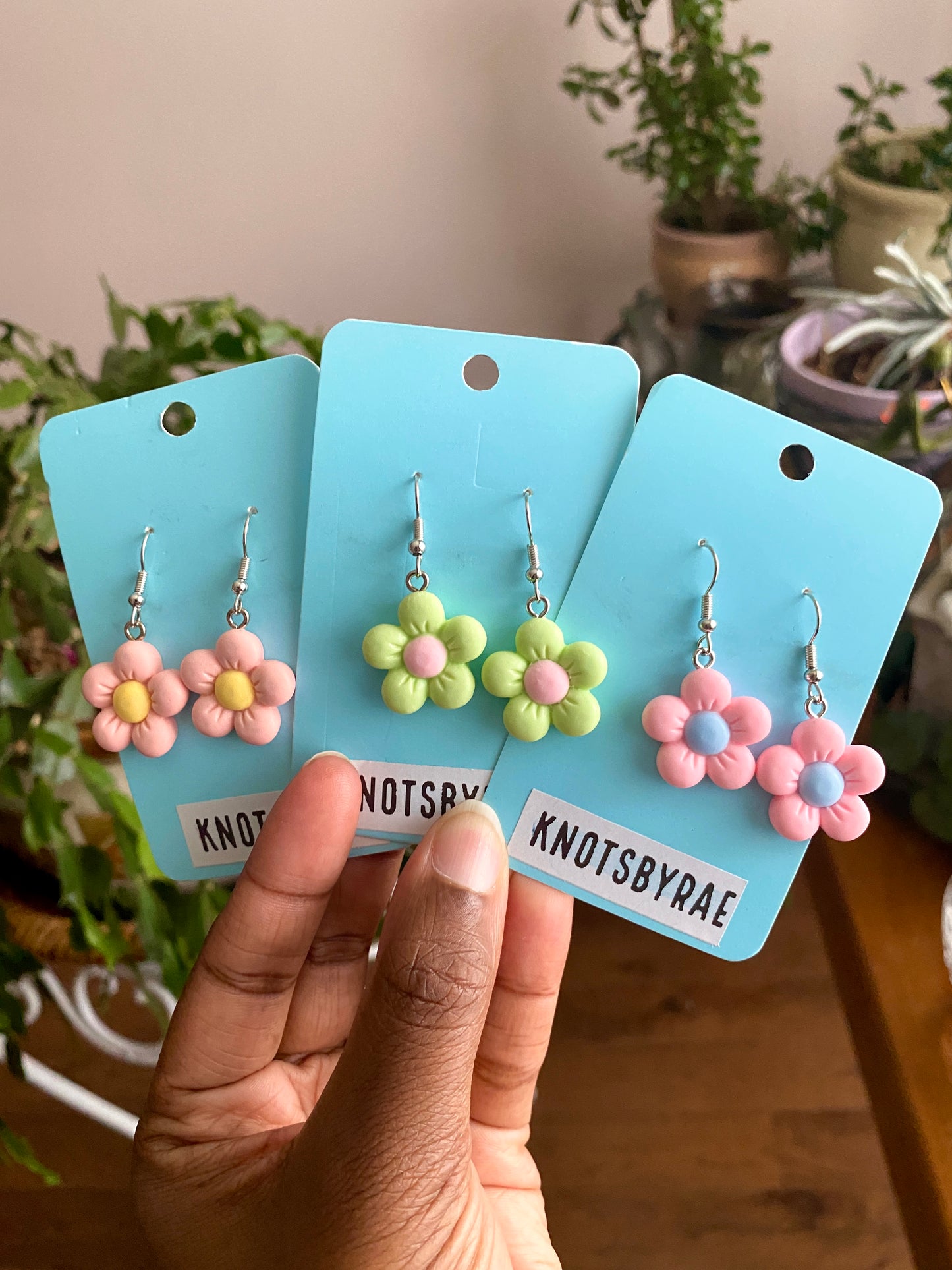 Flower Dangle Earrings