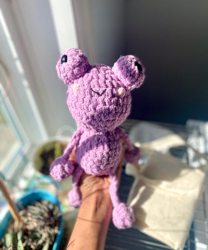 Flipsy Frog Crochet Plushies