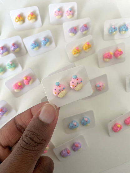 Cupcake Stud Earrings