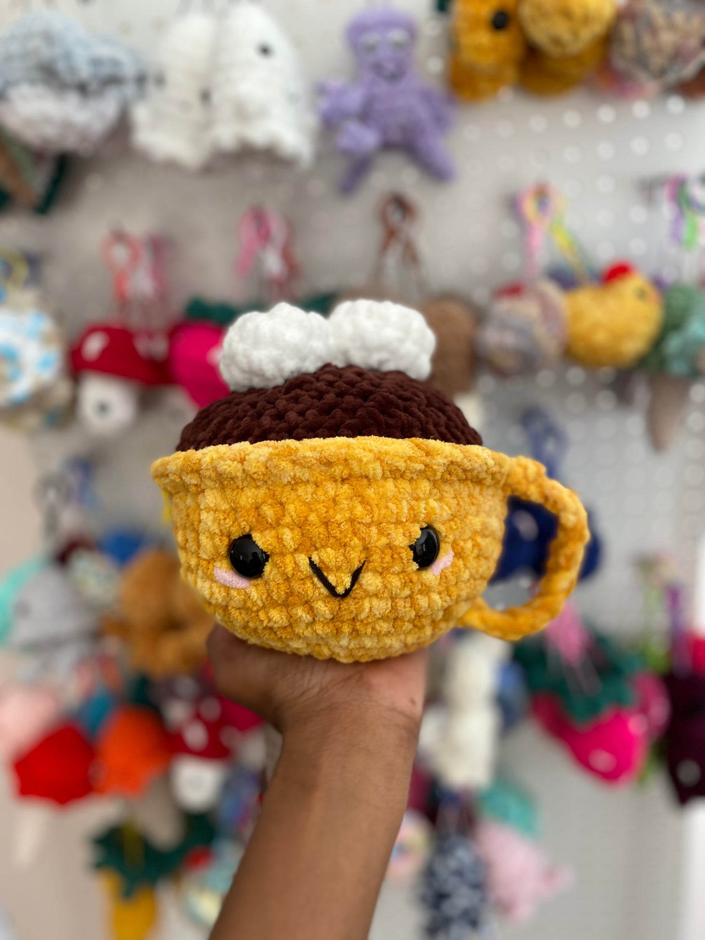 Hot Chocolate/Coffee Crochet Plushies