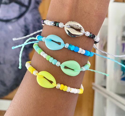 Cowrie Shell Beaded bracelets
