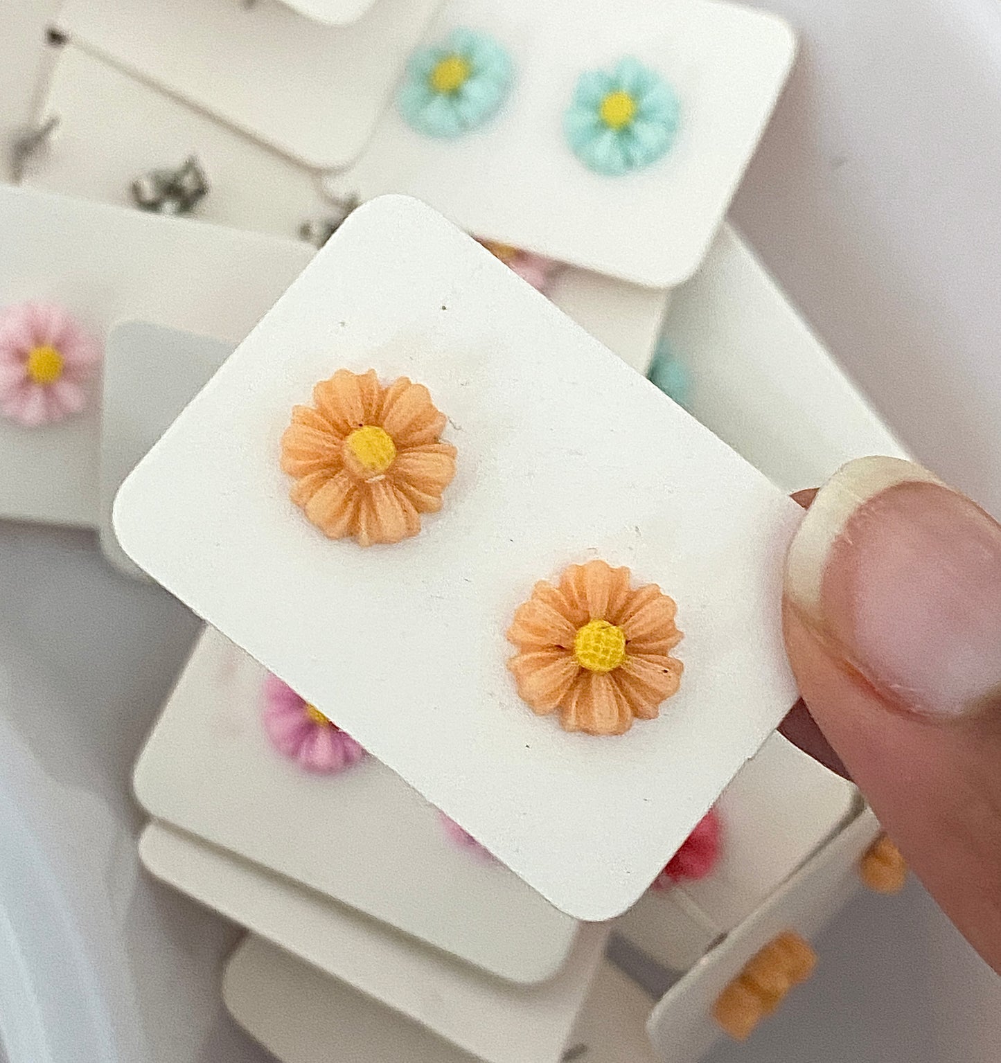 Daisy Flower Stud Earrings