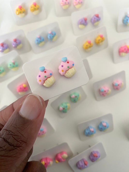 Cupcake Stud Earrings