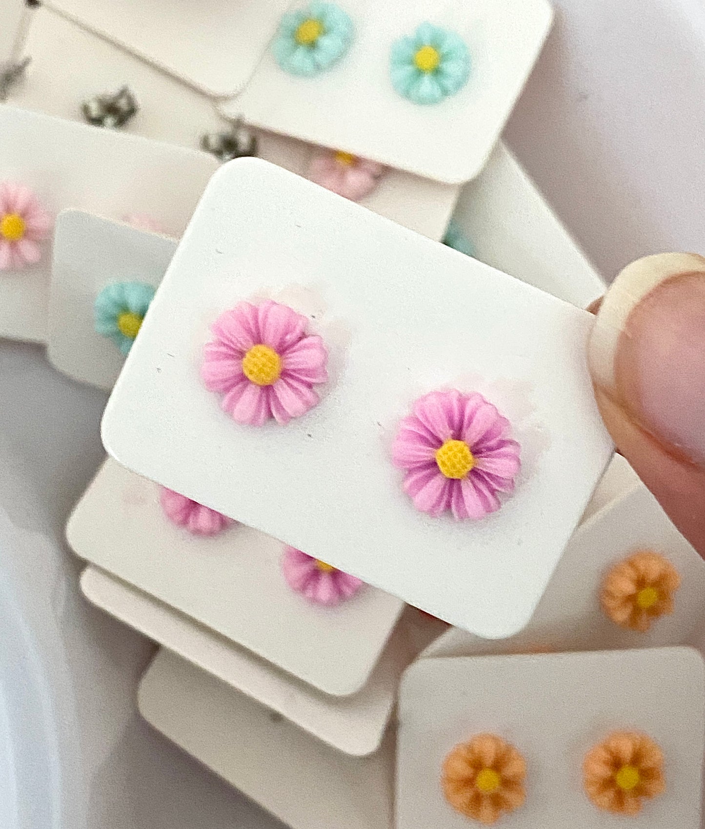 Daisy Flower Stud Earrings
