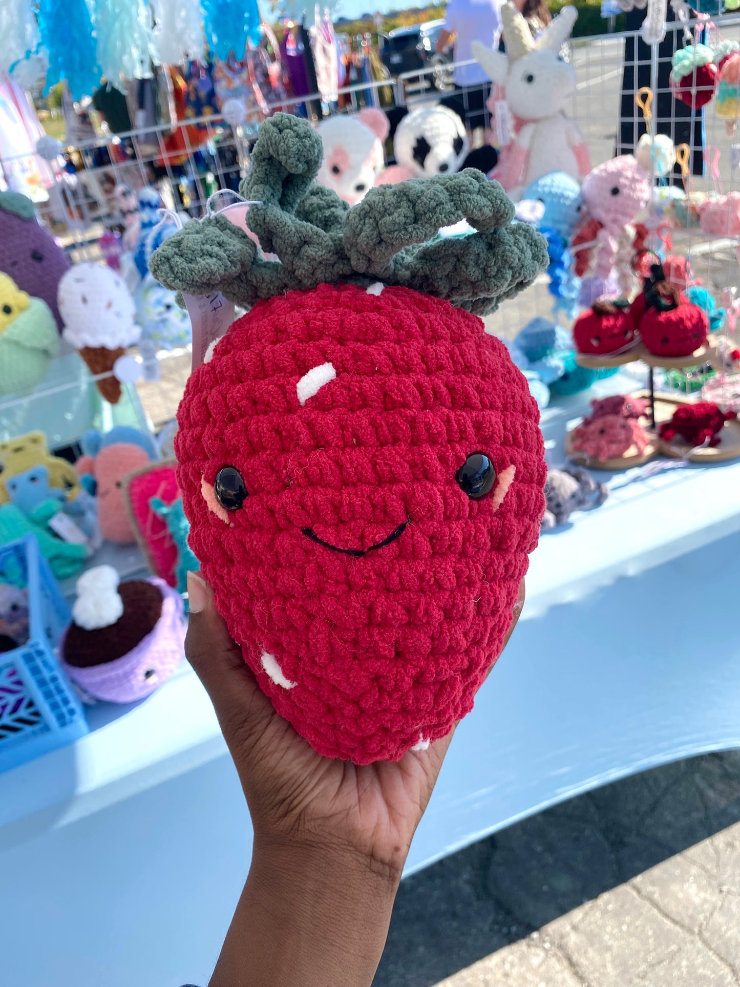 Strawberry Crochet Plushies