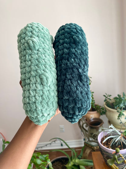 Green Pickles Crochet Plushies