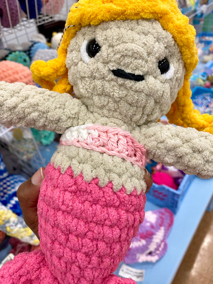 Mermaid Crochet Pluhies