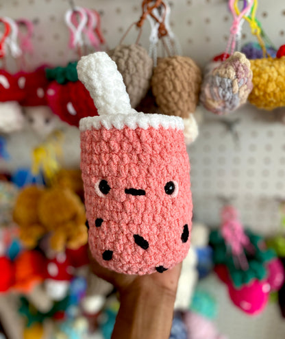 Bubble Tea Crochet Plushies