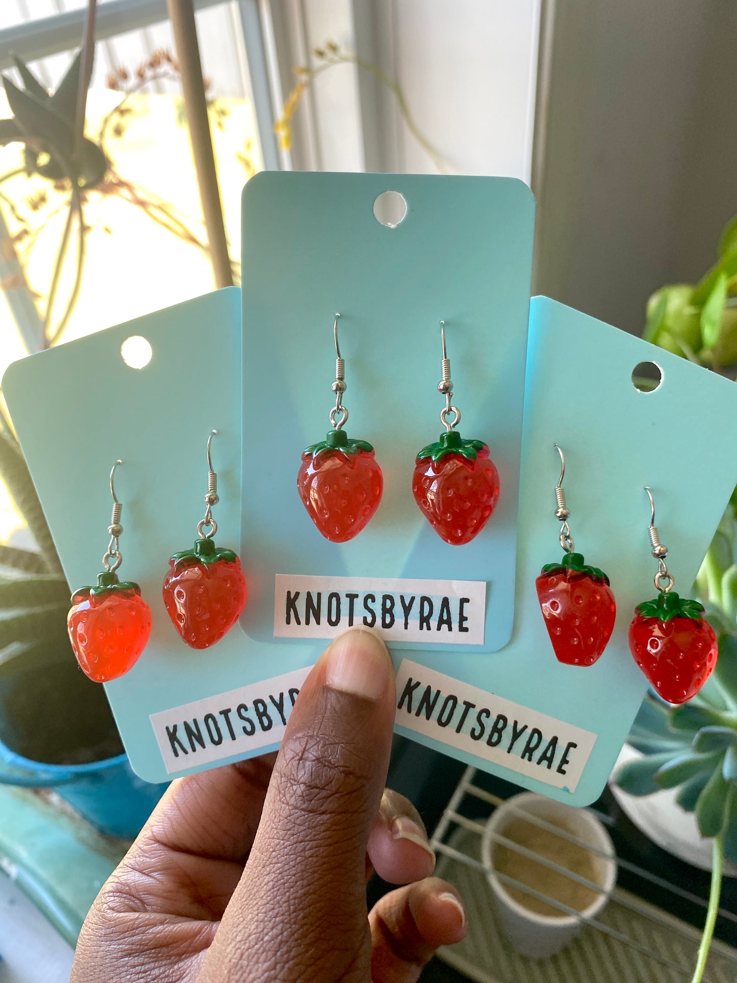 Strawberry Dangle Earrings