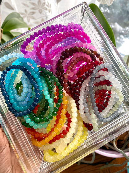 Glass Bead Bracelets