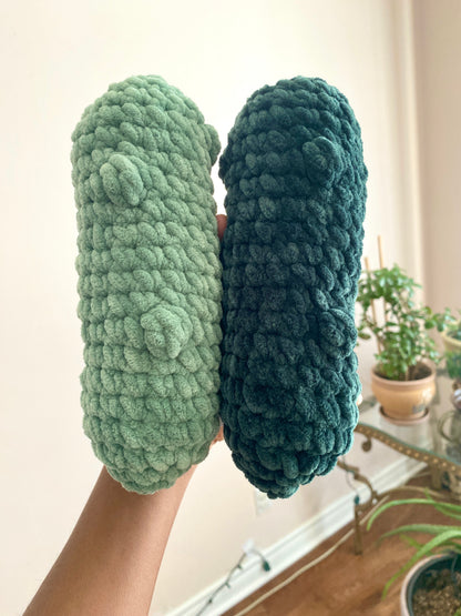 Green Pickles Crochet Plushies