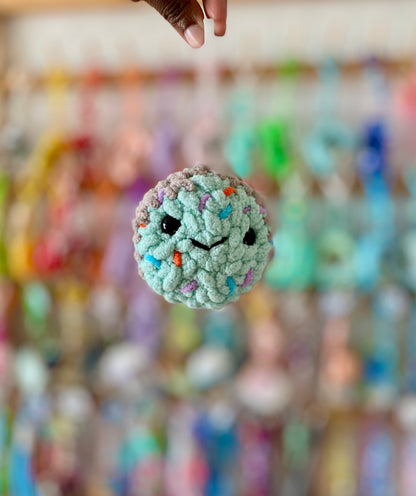 Cookie/Donut Crochet Keychains