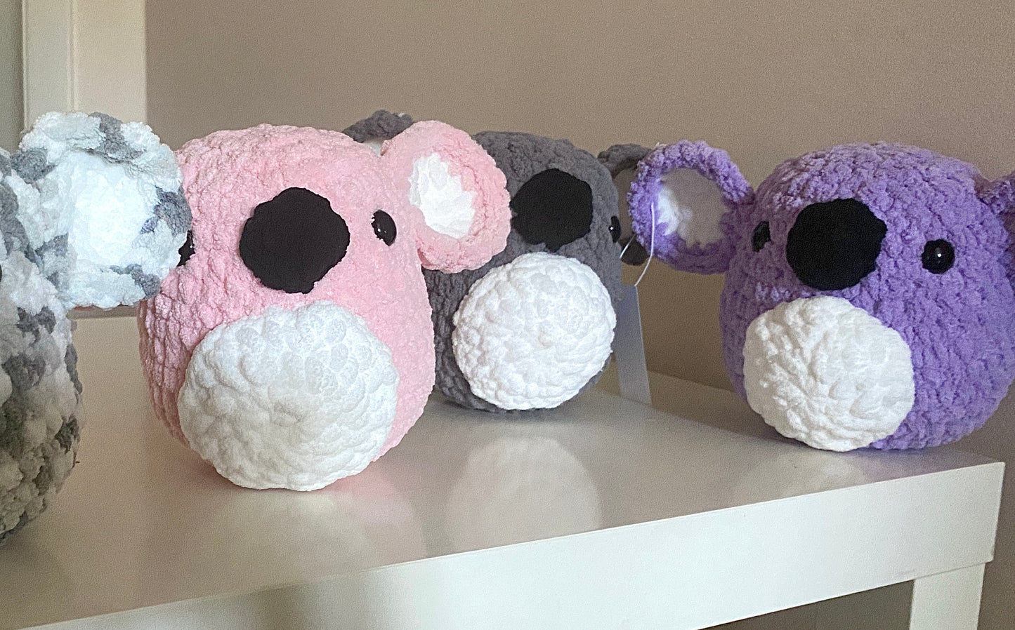 Koala Bear Crochet Pluhies