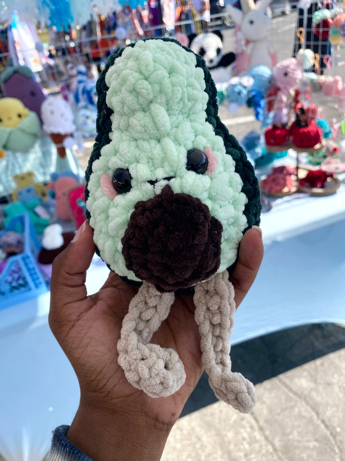 Avocado Crochet Plushies