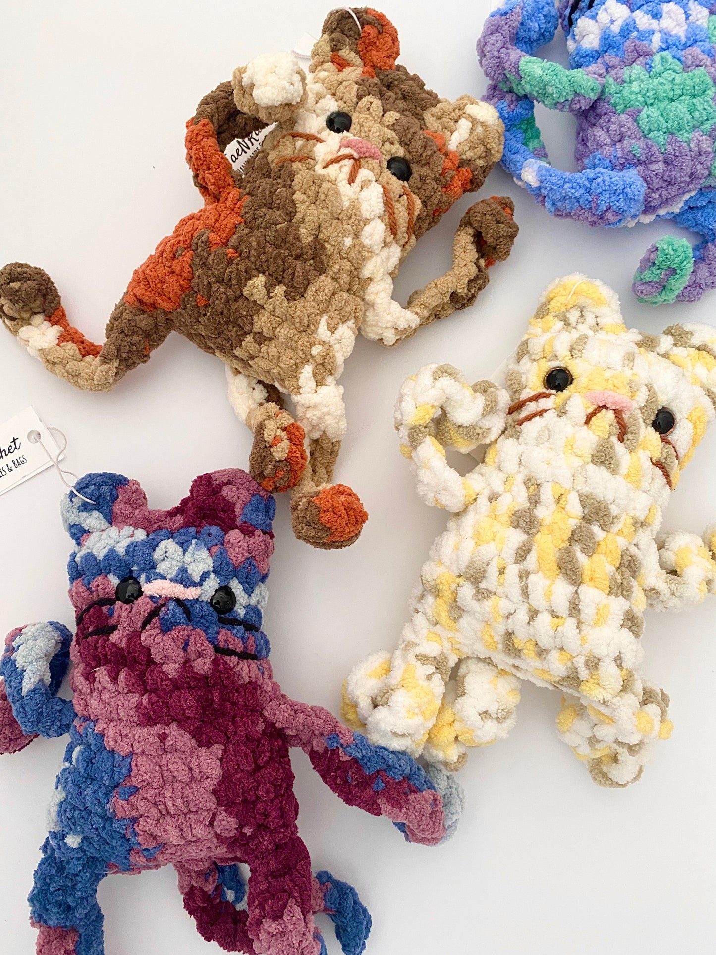 Leggy Cat Crochet Plushies
