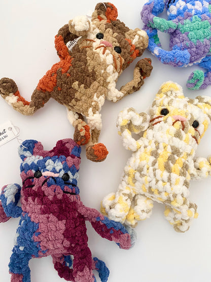 Leggy Cat Crochet Plushies