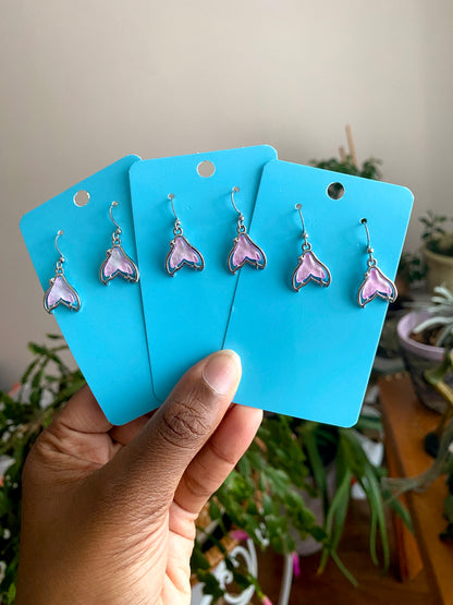 Mermaid Tail Dangle Earrings