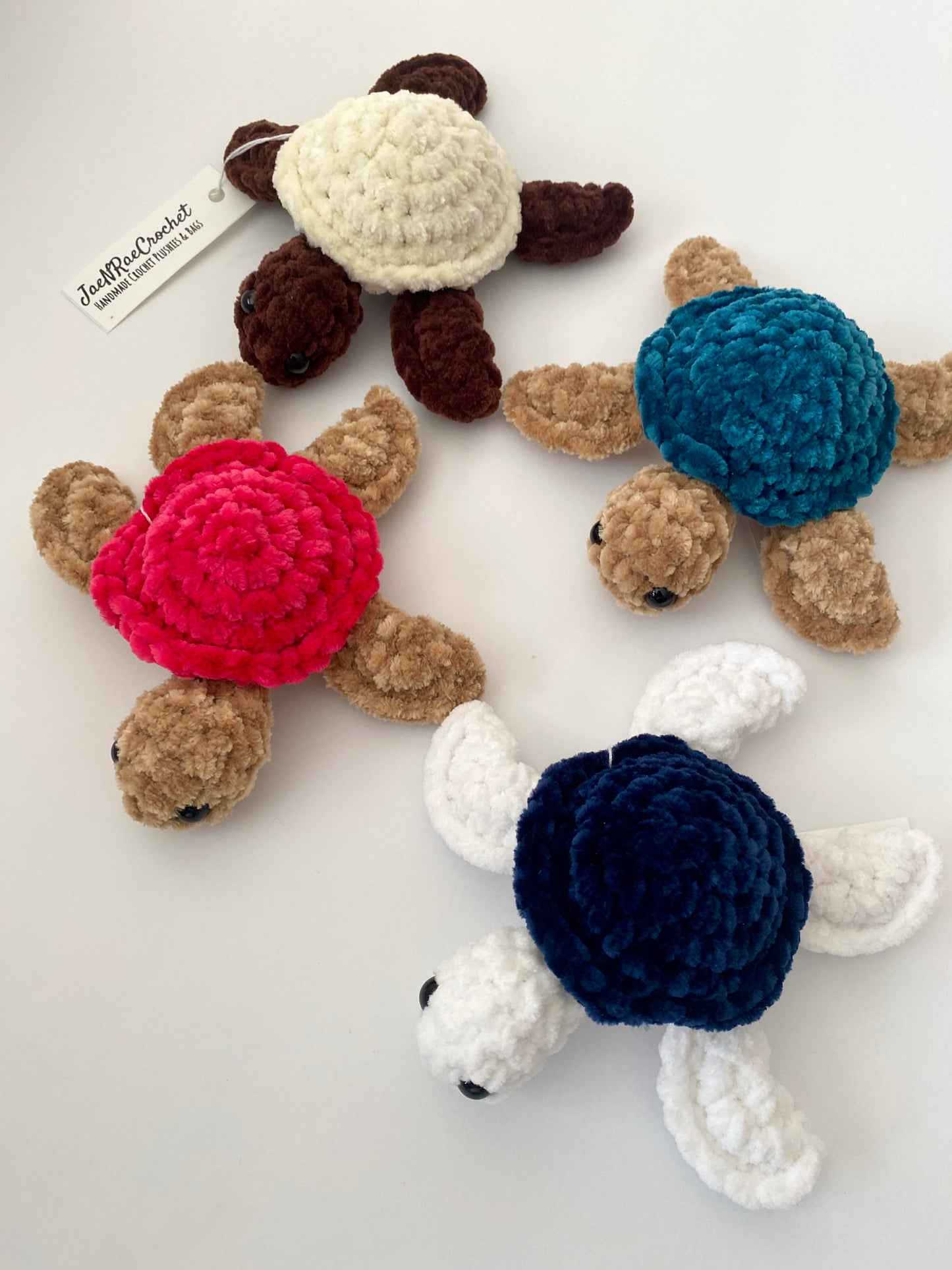 Mini Sea Turtles Crochet Plushies