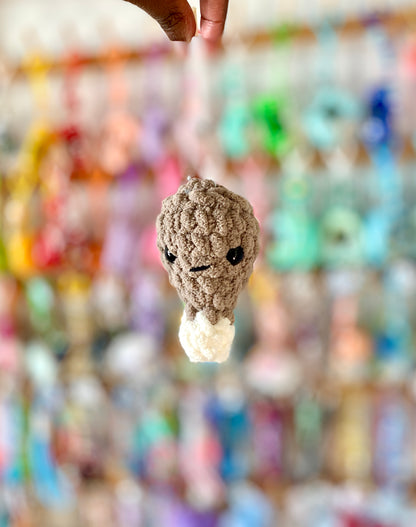 Turkey Leg Crochet Keychains