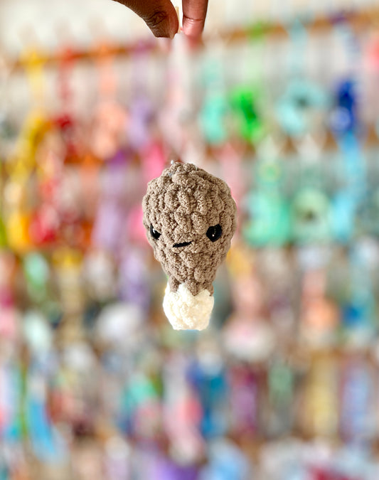 Turkey Leg Crochet Keychains